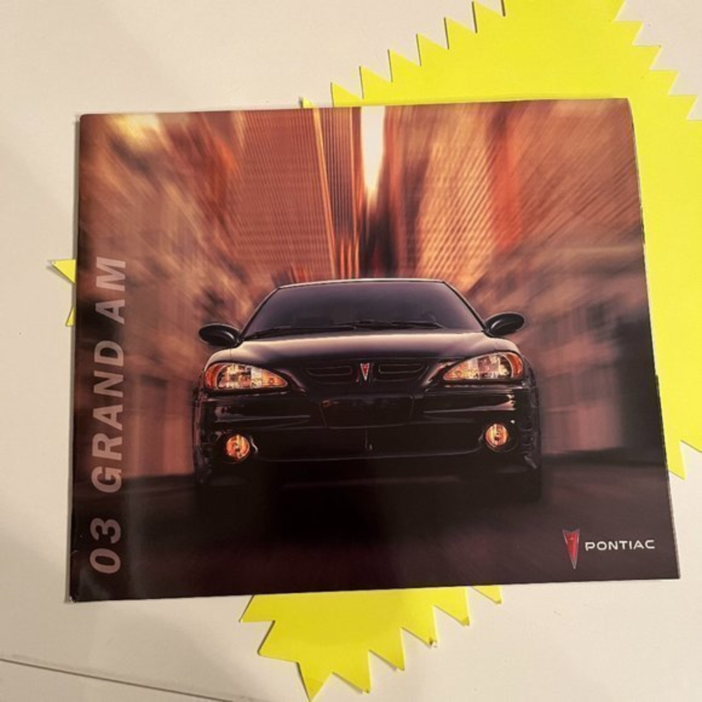 Pontiac Grand Am 2003 Brochure‎